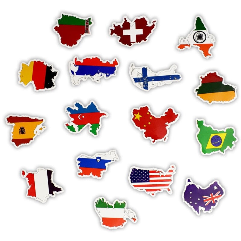 Autocollants pour Valise - Voyage (Pack de 50)