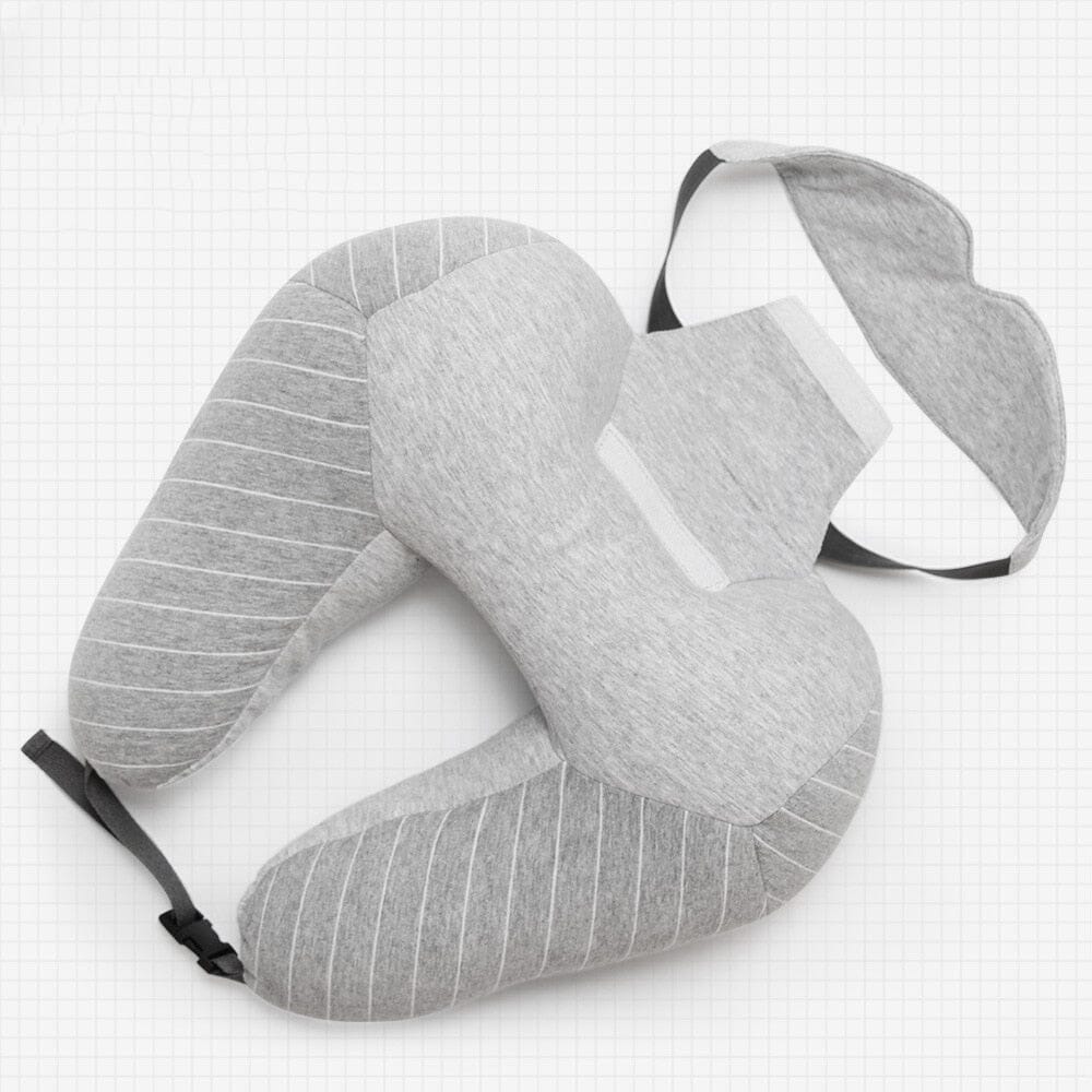 Set de Voyage Confortable - Masque de Sommeil et Coussin de Voyage Duo