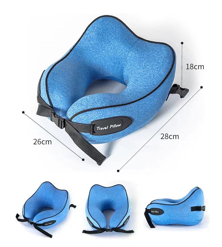 Coussin de Voyage en Mousse à Mémoire de Forme - Travel Pillow