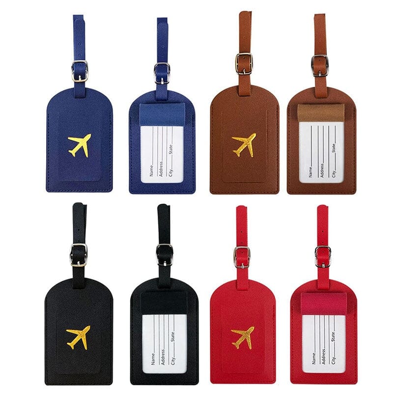 Étiquette Bagage - Avion Gold