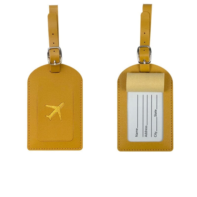 Étiquette Bagage - Avion Gold