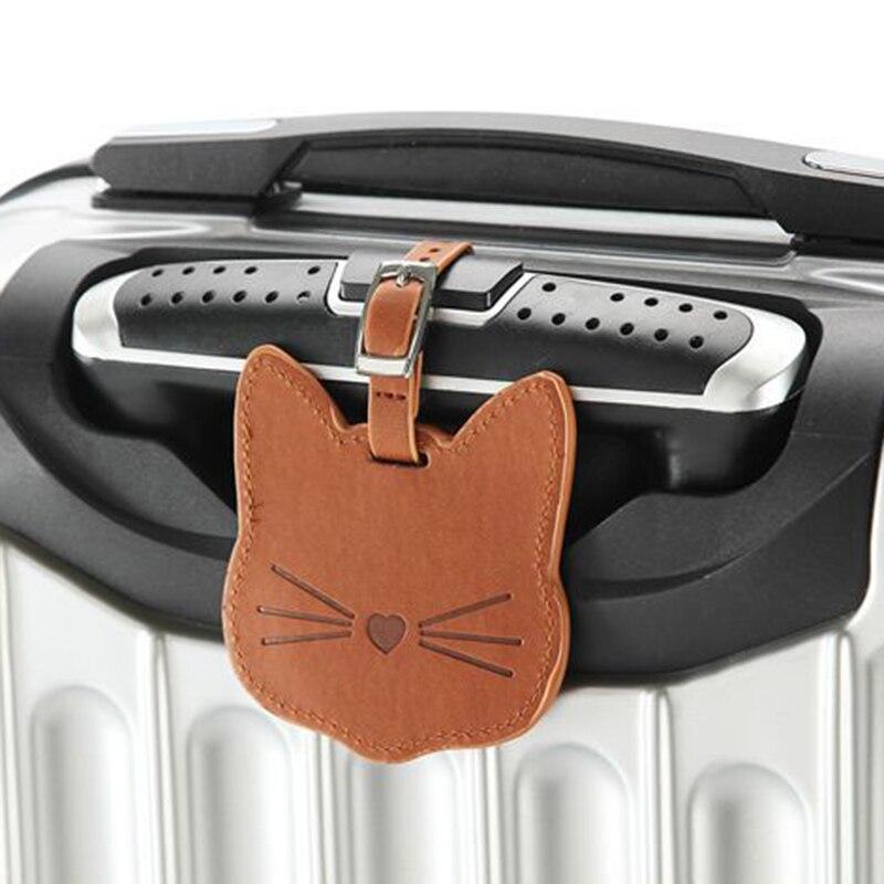 Étiquette Bagage - Chat Mignon - Votre Compagnon de Voyage