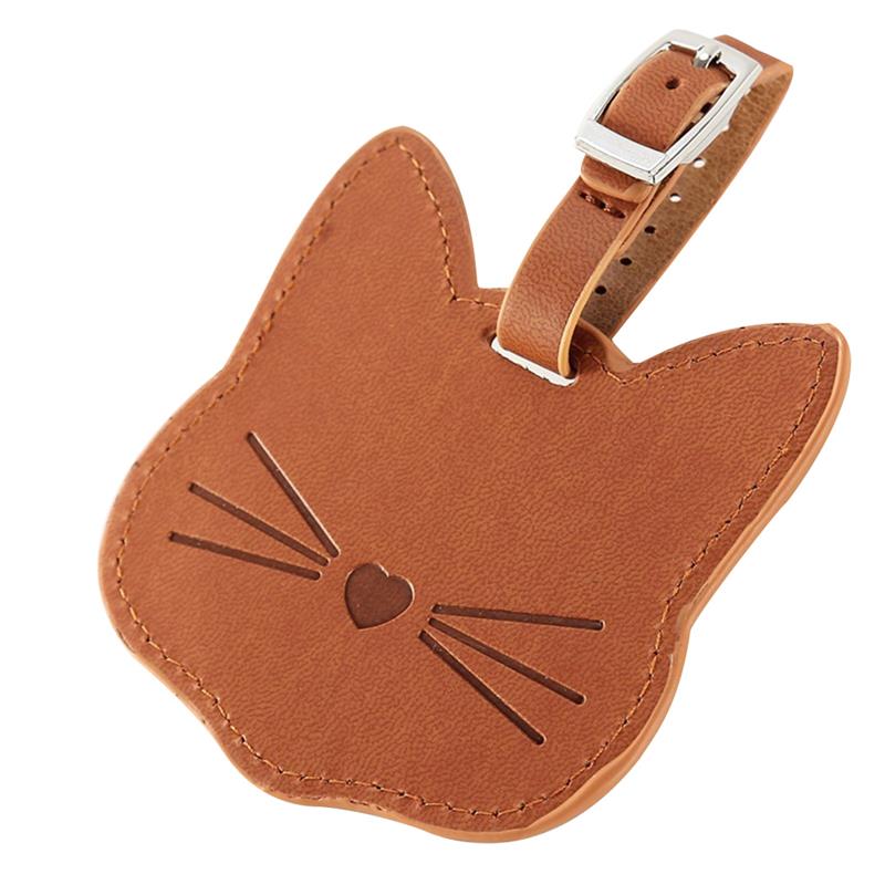 Étiquette Bagage - Chat Mignon - Votre Compagnon de Voyage