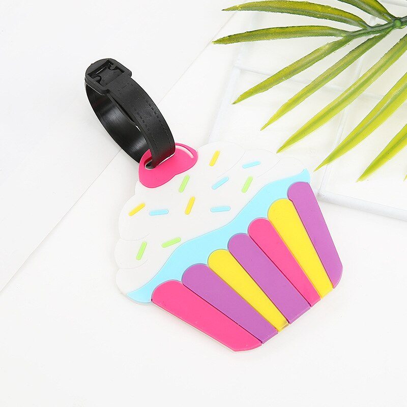 Étiquette Bagage Voyage Cupcake