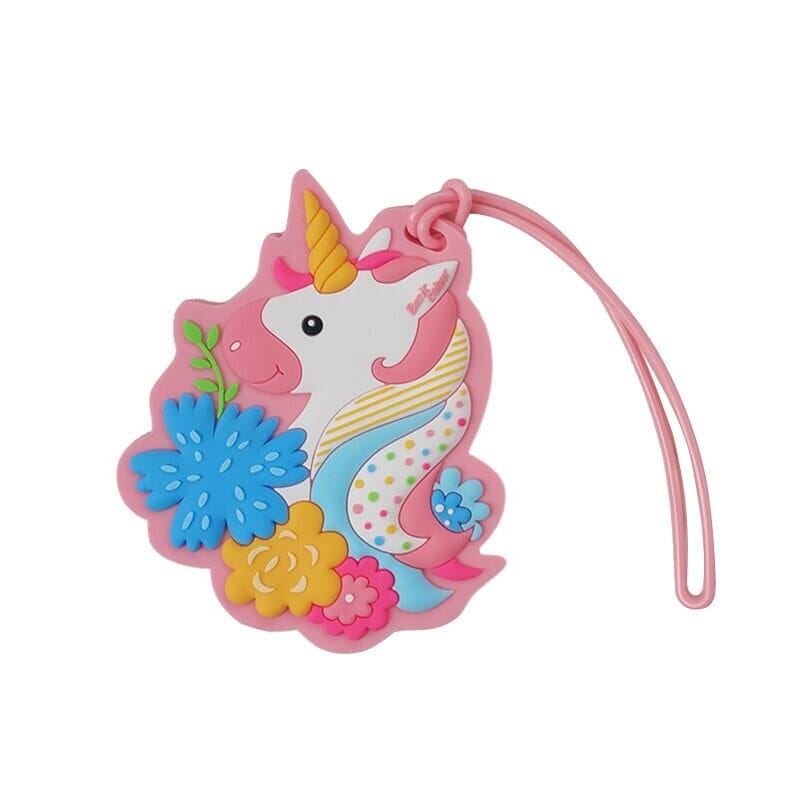Étiquette Bagage - Licorne Kawaii - Voyages & Aventure