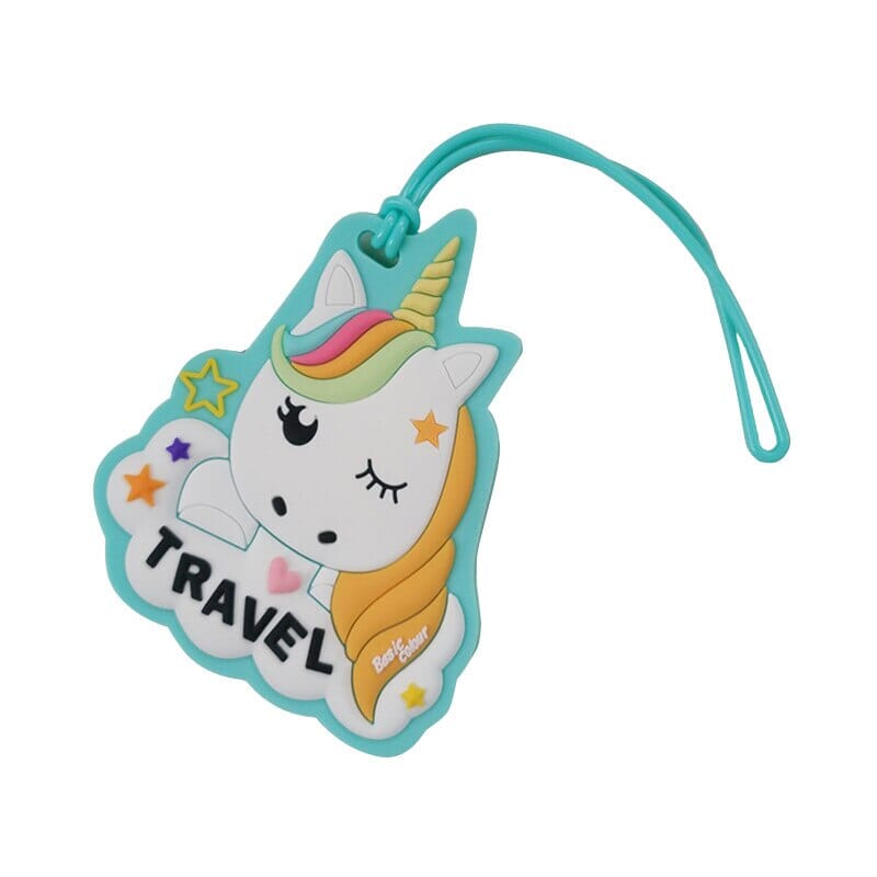 Étiquette Bagage Licorne Voyage