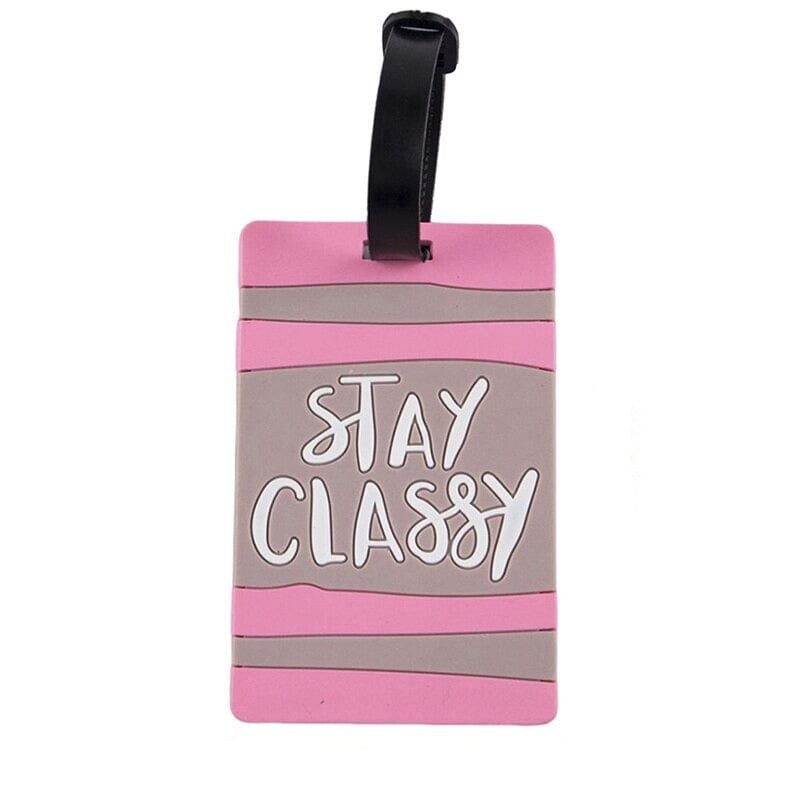 Étiquette Bagage - Stay Classy - Explorer en style