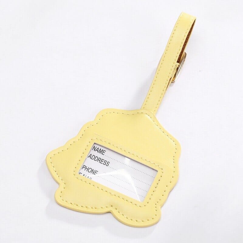 Étiquette de Bagage pour Femme en Rose