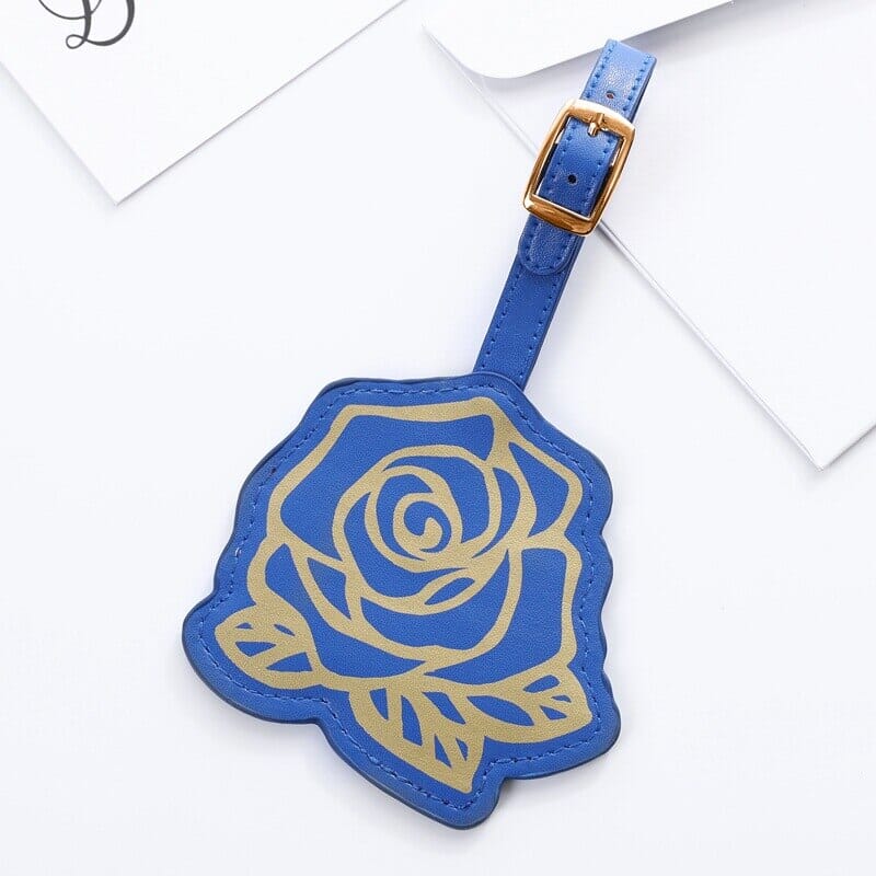 Étiquette de Bagage pour Femme en Rose
