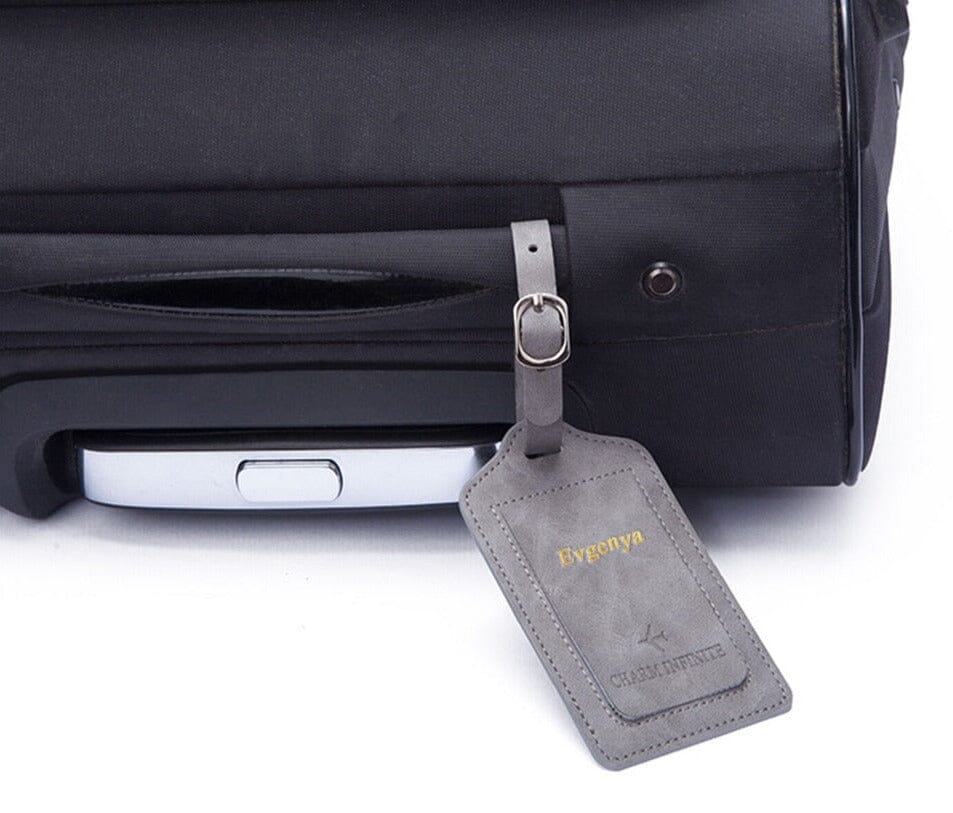 Étiquette Bagage de Voyage Personnalisée - Modèle Avion