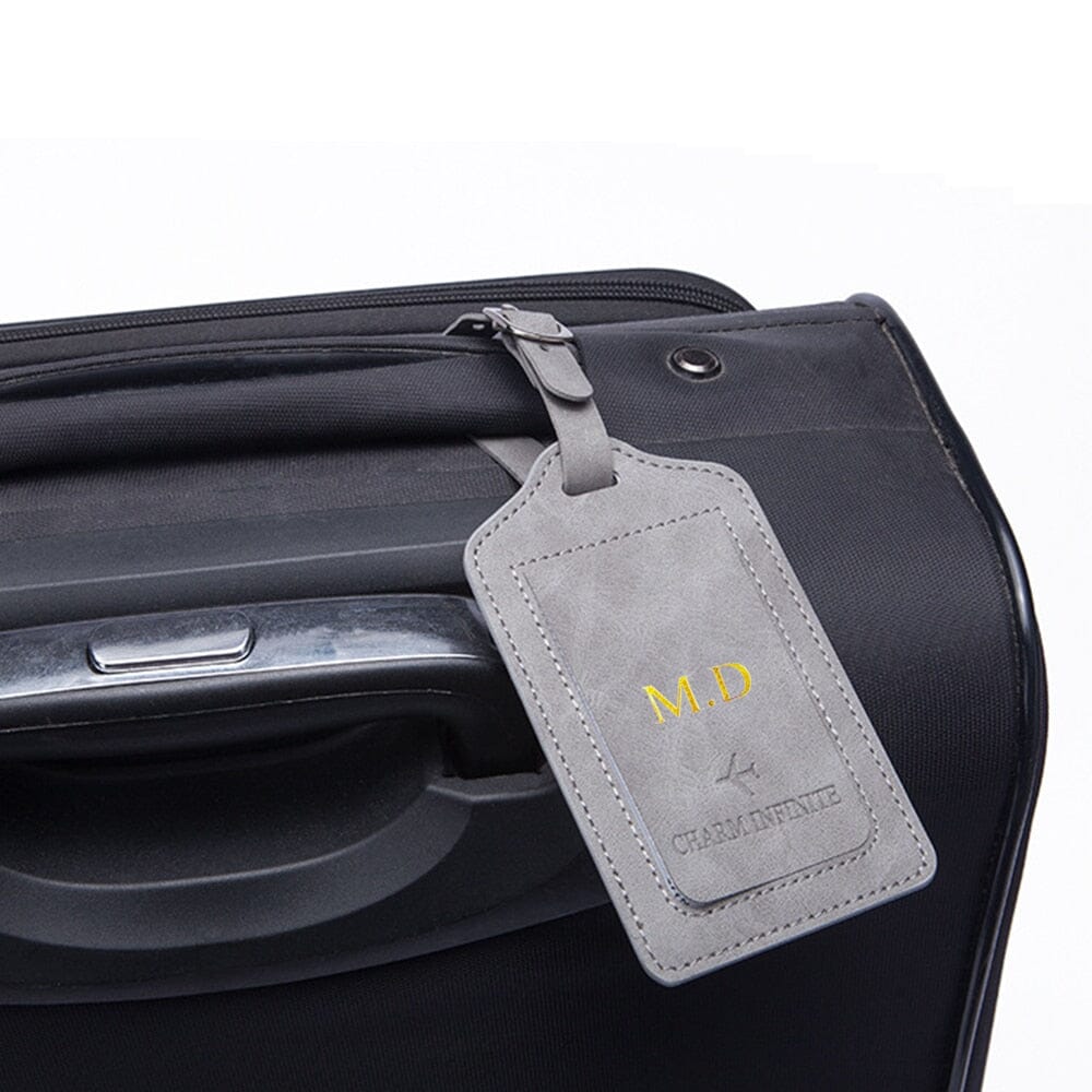 Étiquette Bagage de Voyage Personnalisée - Modèle Avion