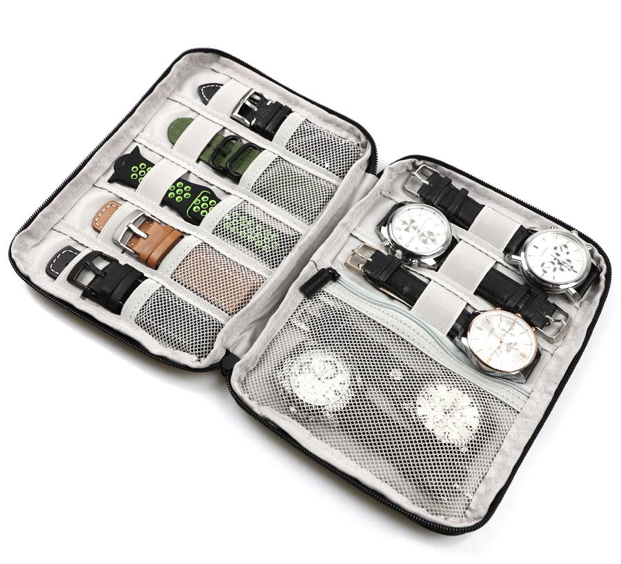 Étui de Voyage pour Montres - TravelBasics Noir (10 Montres)