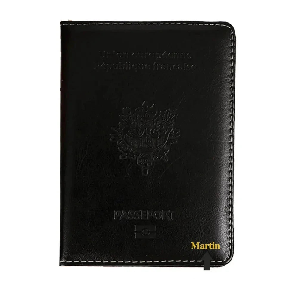 Étui Passeport Personnalisé Prénom - Destination France