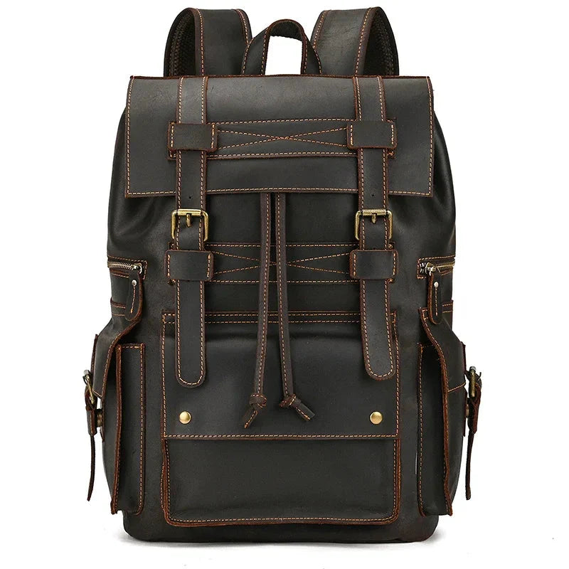 Grand Sac à Dos en Cuir pour Homme
