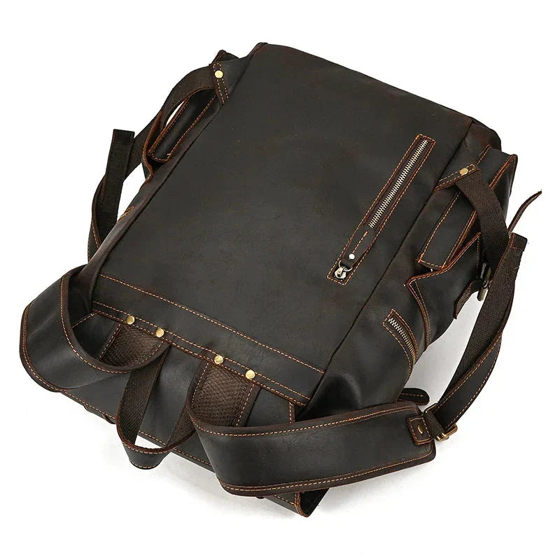 Grand Sac à Dos en Cuir pour Homme
