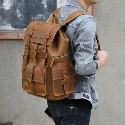 Grand Sac à Dos en Cuir pour Homme