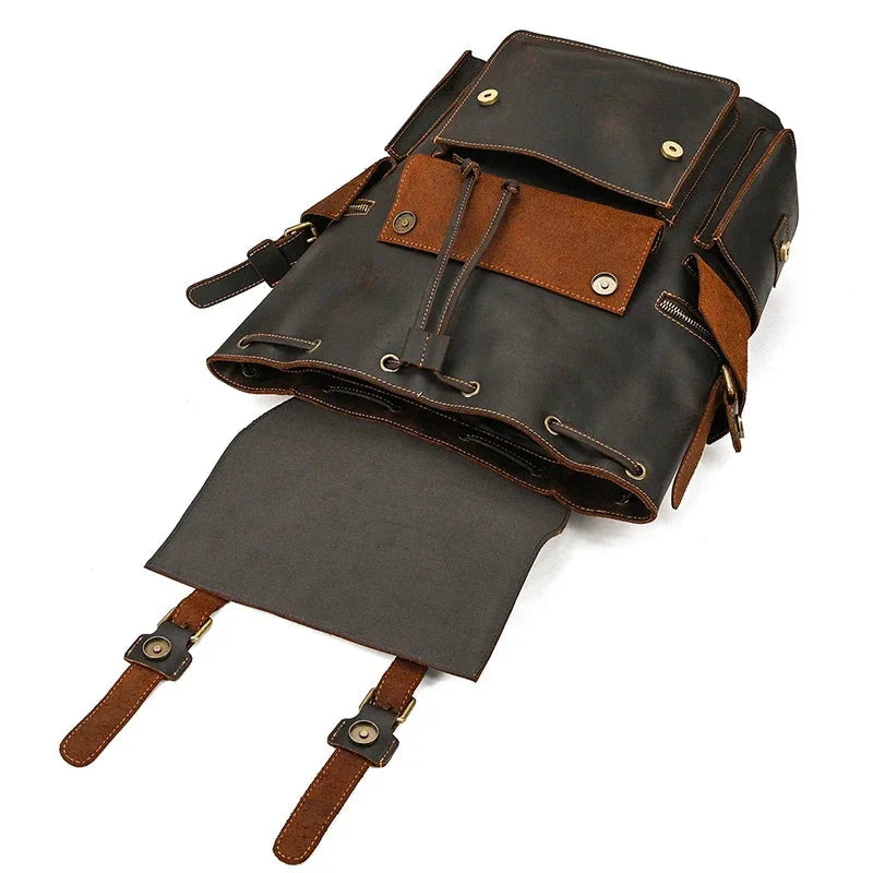 Grand Sac à Dos en Cuir pour Homme