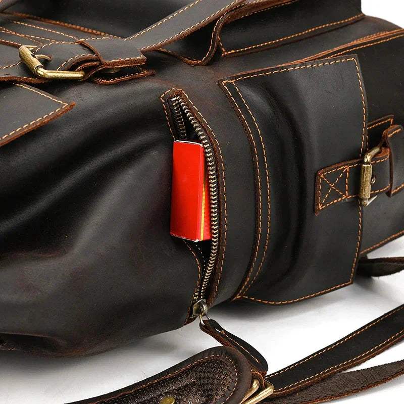 Grand Sac à Dos en Cuir pour Homme