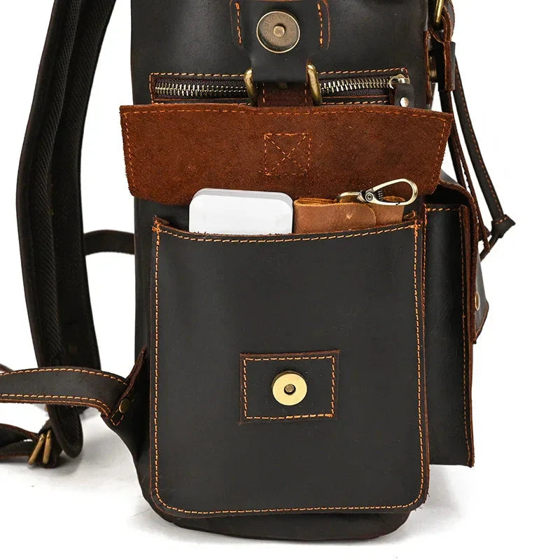 Grand Sac à Dos en Cuir pour Homme