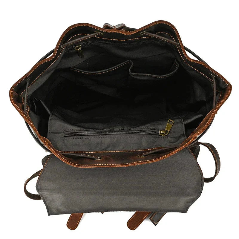 Grand Sac à Dos en Cuir pour Homme