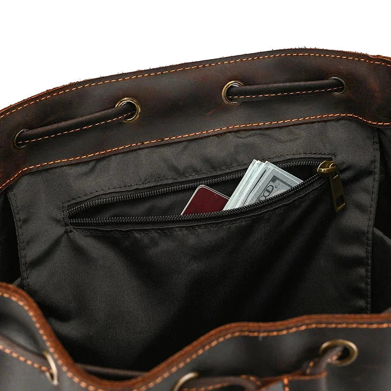 Grand Sac à Dos en Cuir pour Homme