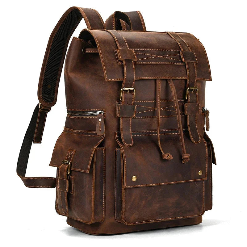 Grand Sac à Dos en Cuir pour Homme