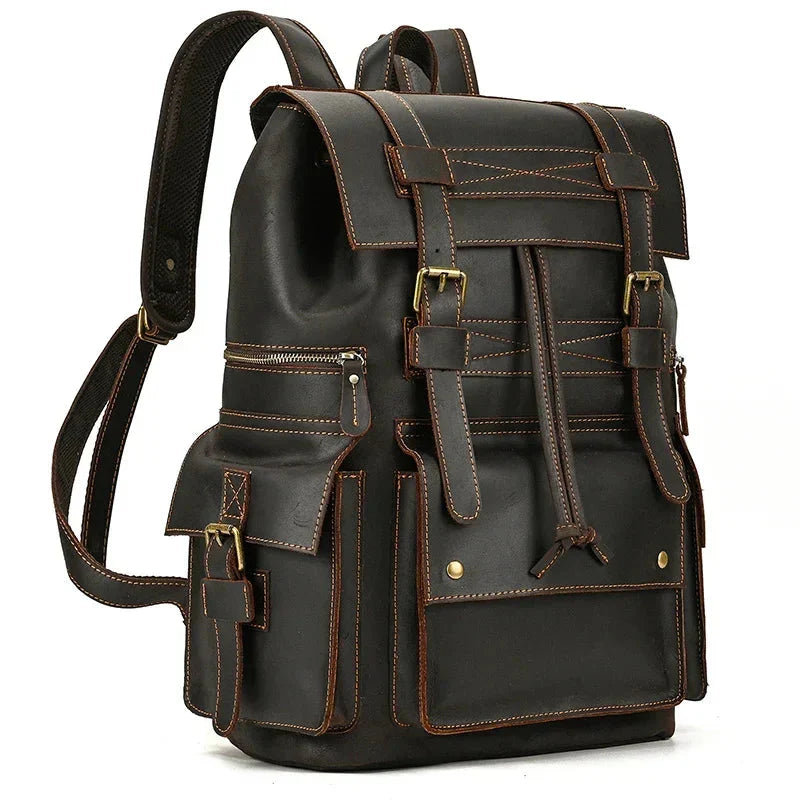 Grand Sac à Dos en Cuir pour Homme