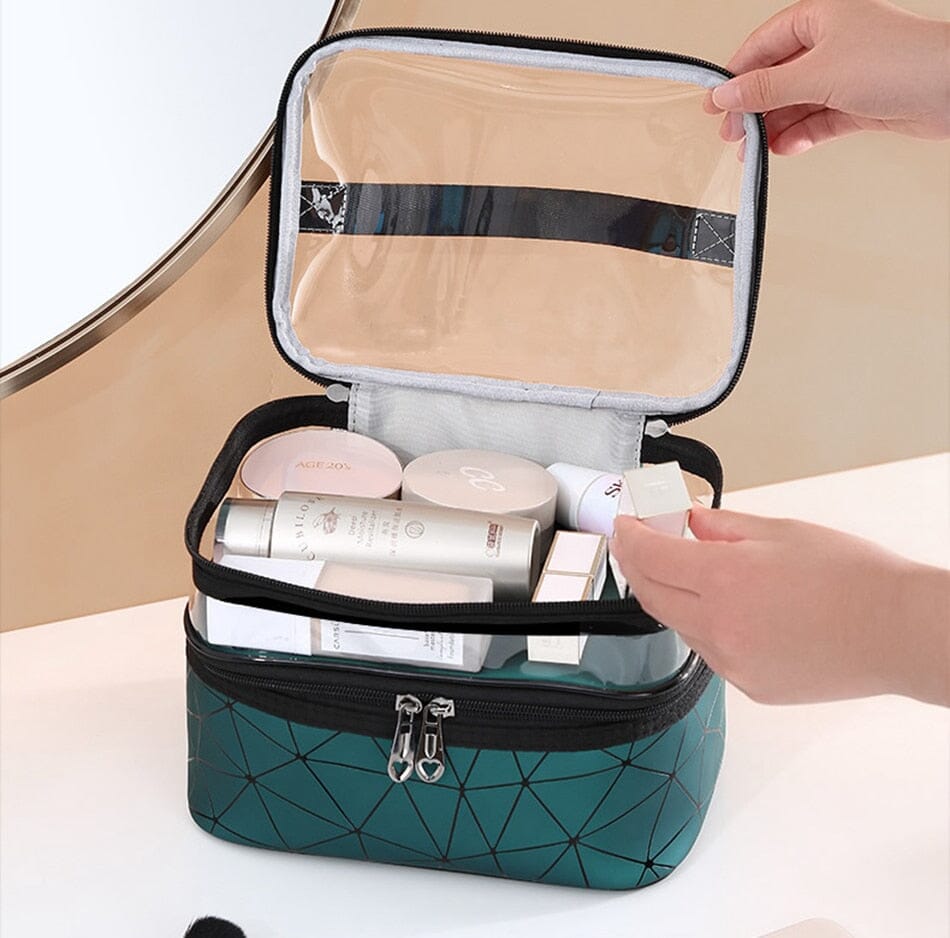 Grand Vanity de Voyage Femme - Maquillage & Toilette Deluxe