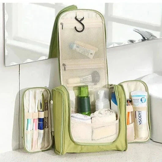 Grande Trousse de Toilette Voyage Femme à Suspendre