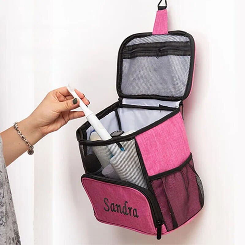 Trousse de Toilette Voyage Femme Personnalisée à Suspendre