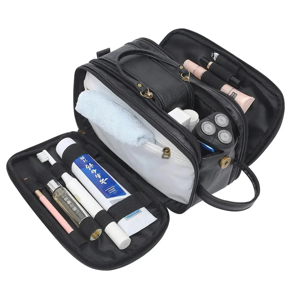 Grande Trousse de Toilette Homme Barbe & Rasage - Voyage Edition