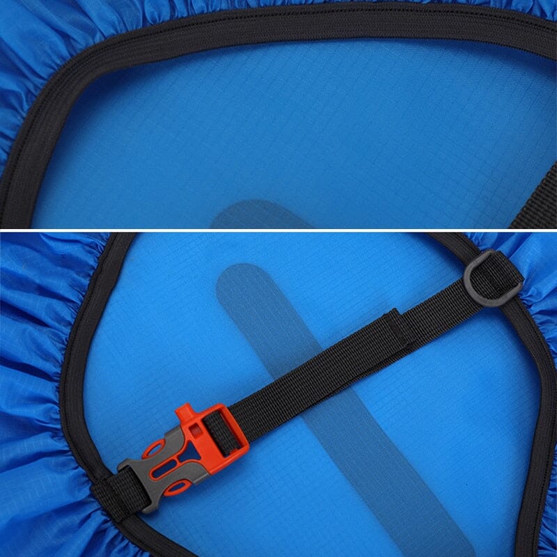 Housse de Pluie pour Sac à Dos - Bleu Ciel (avec Bande Réfléchissante)