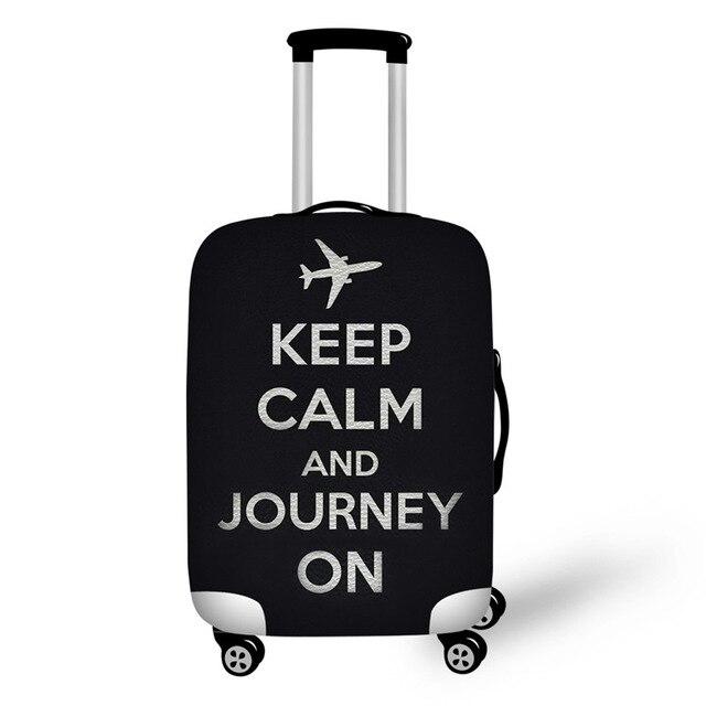 Housse de Valise Keep Calm & Voyage On