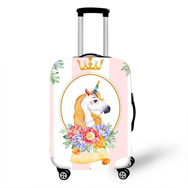 Housse de Valise Licorne Princesse - Collection Voyage de Rêve
