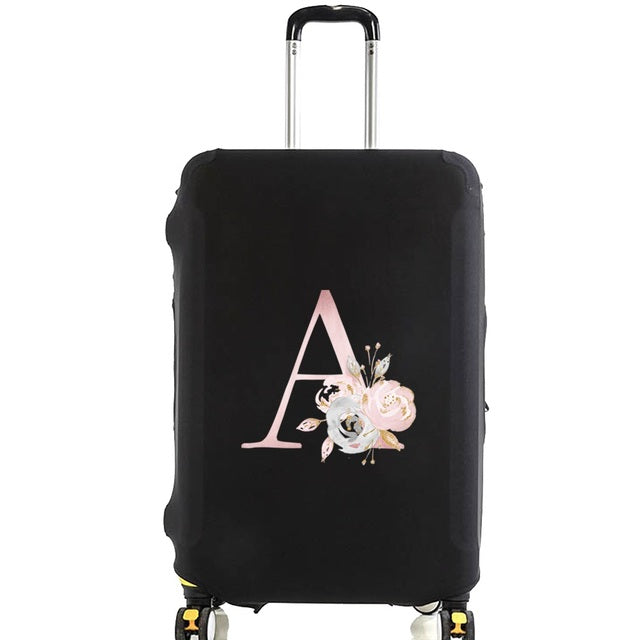 Housse de Valise Pink Gardenia Letter