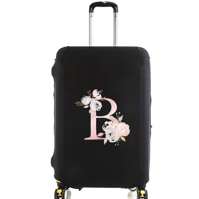 Housse de Valise Pink Gardenia Letter