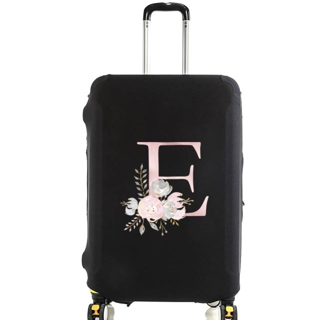 Housse de Valise Pink Gardenia Letter