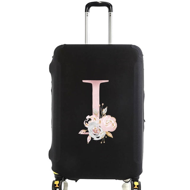 Housse de Valise Pink Gardenia Letter