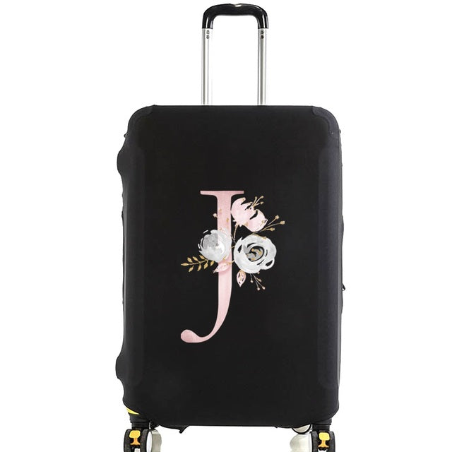 Housse de Valise Pink Gardenia Letter