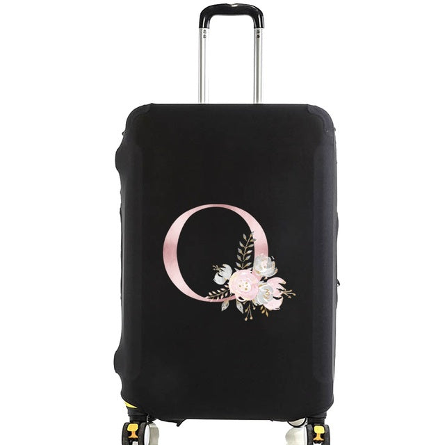 Housse de Valise Pink Gardenia Letter