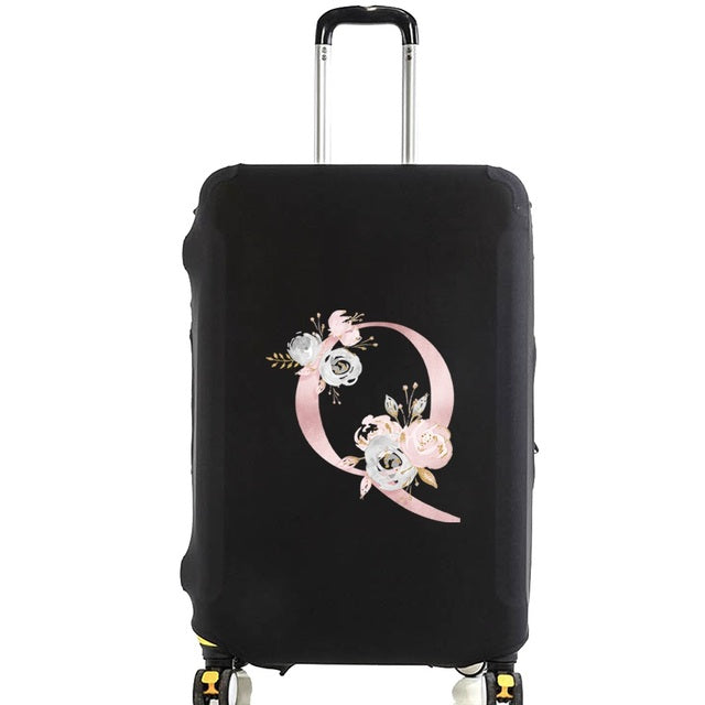 Housse de Valise Pink Gardenia Letter