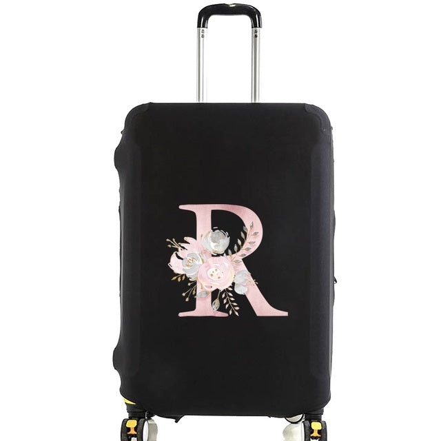 Housse de Valise Pink Gardenia Letter
