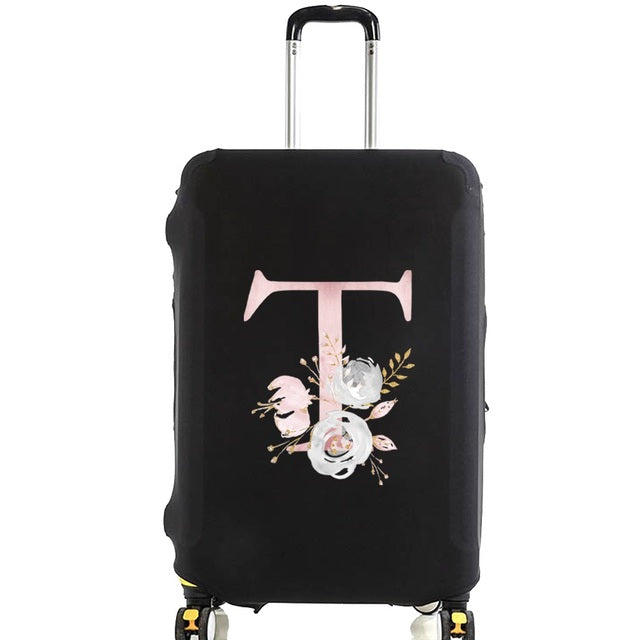 Housse de Valise Pink Gardenia Letter