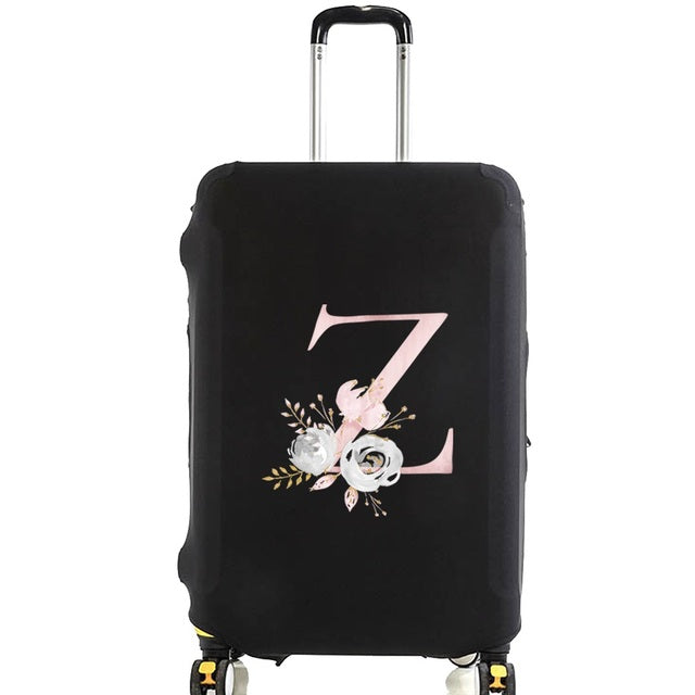 Housse de Valise Pink Gardenia Letter