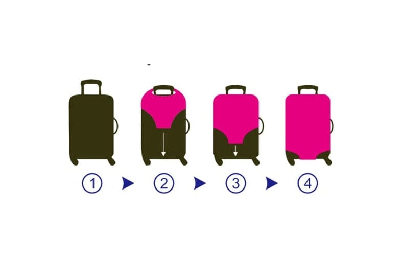 Housse de Voyage pour Valise - Smiley