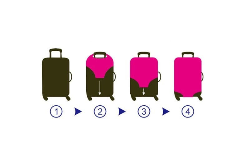 To Travel Is To Live - Housse de Protection pour Valise