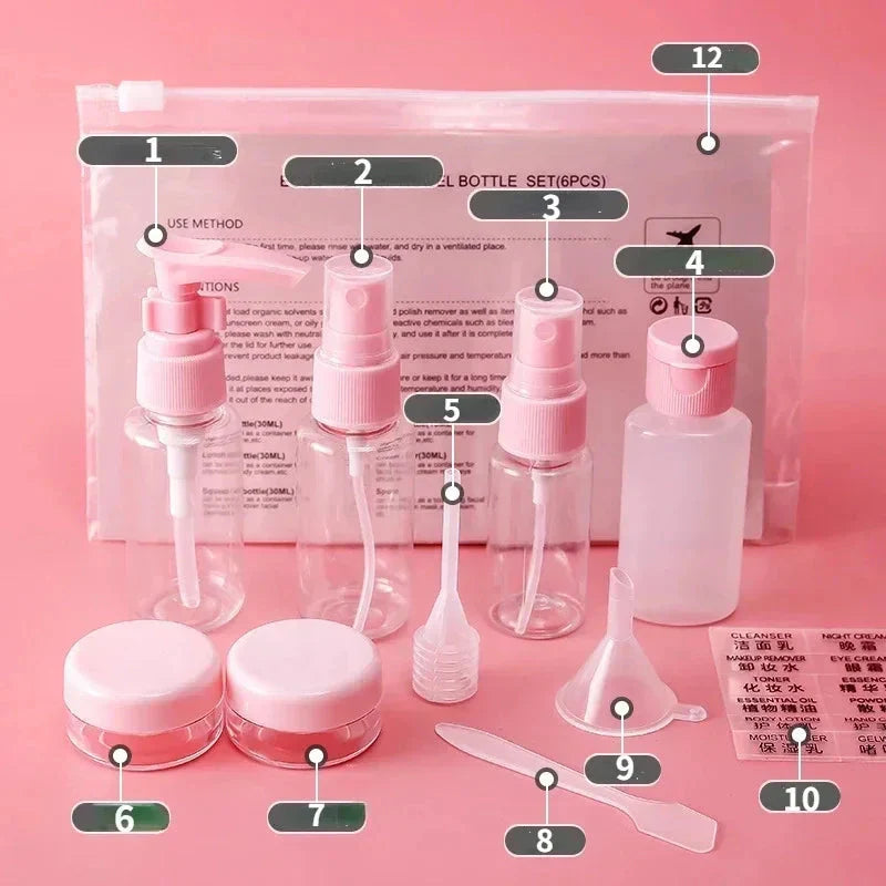 Kit Voyager Trousse de Toilette Avion Liquides