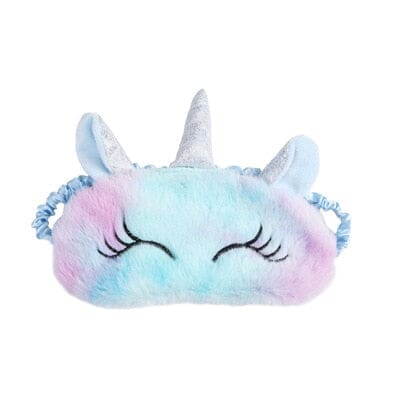 Masque de Sommeil Licorne Peluche - Édition Voyage