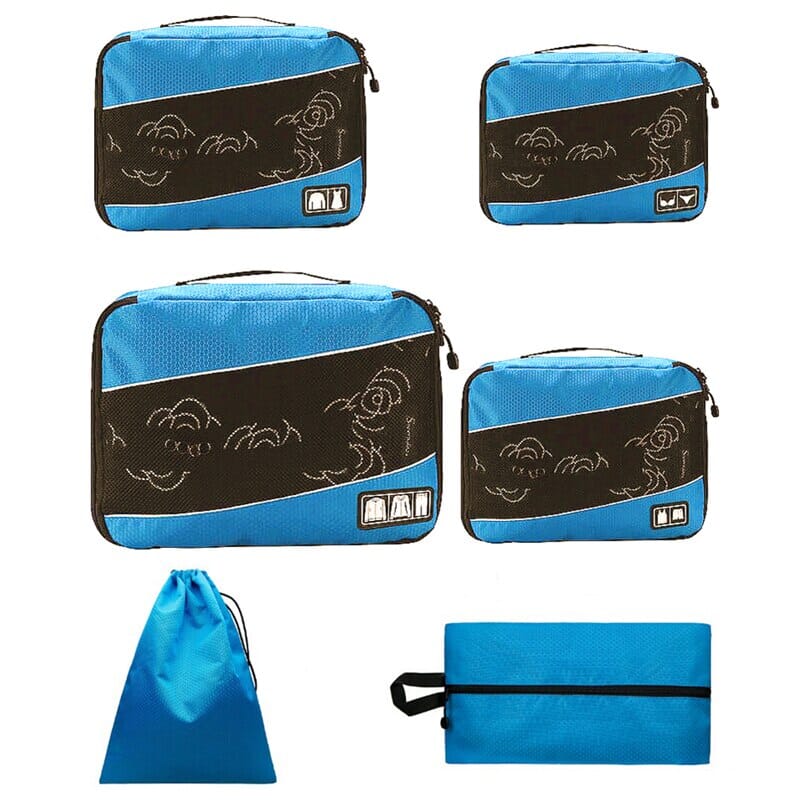 Experte en Organisation de Bagage - Ensemble de 6 Pochettes