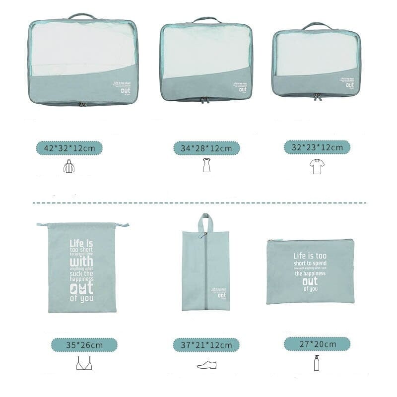 Organisateurs Valise - Travel (6 Packing Cubes)
